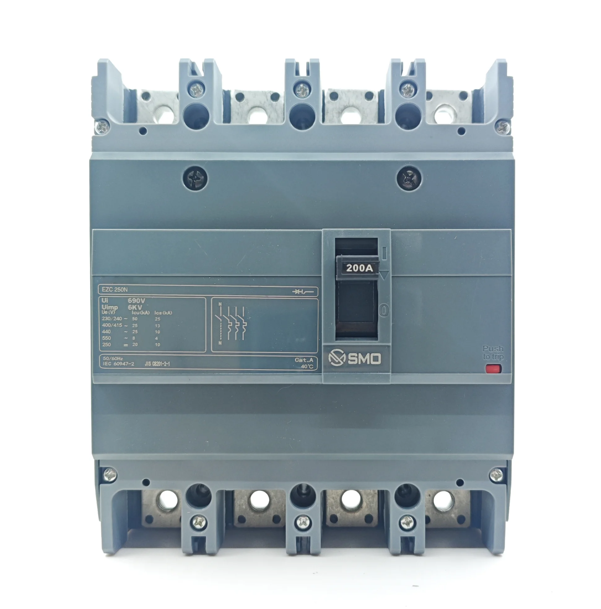 SEZC 4P250N 400A 630A Molded Case Circuit Breaker (1)