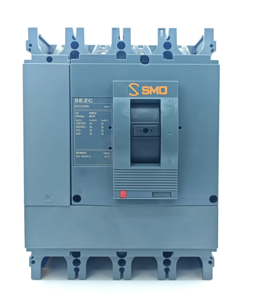 SEZC 4P630N 400A 630A Molded Case Circuit Breaker (1)