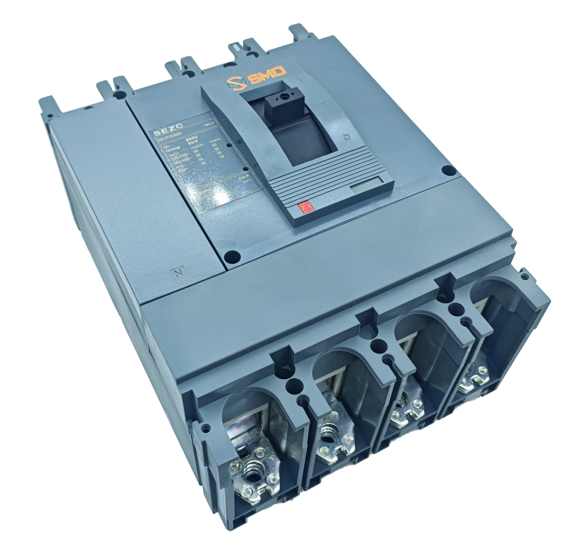 SEZC 4P630N 400A 630A Molded Case Circuit Breaker (2)