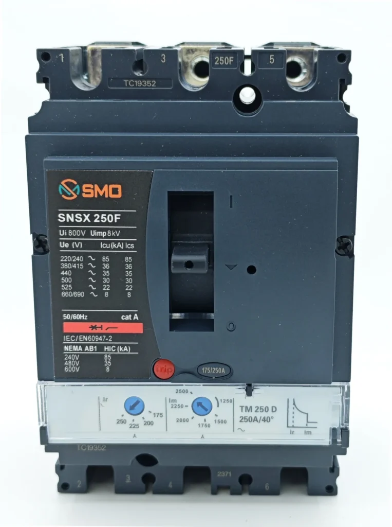 SNSX 3P250F 100A 250A Molded Case Circuit Breaker (1)