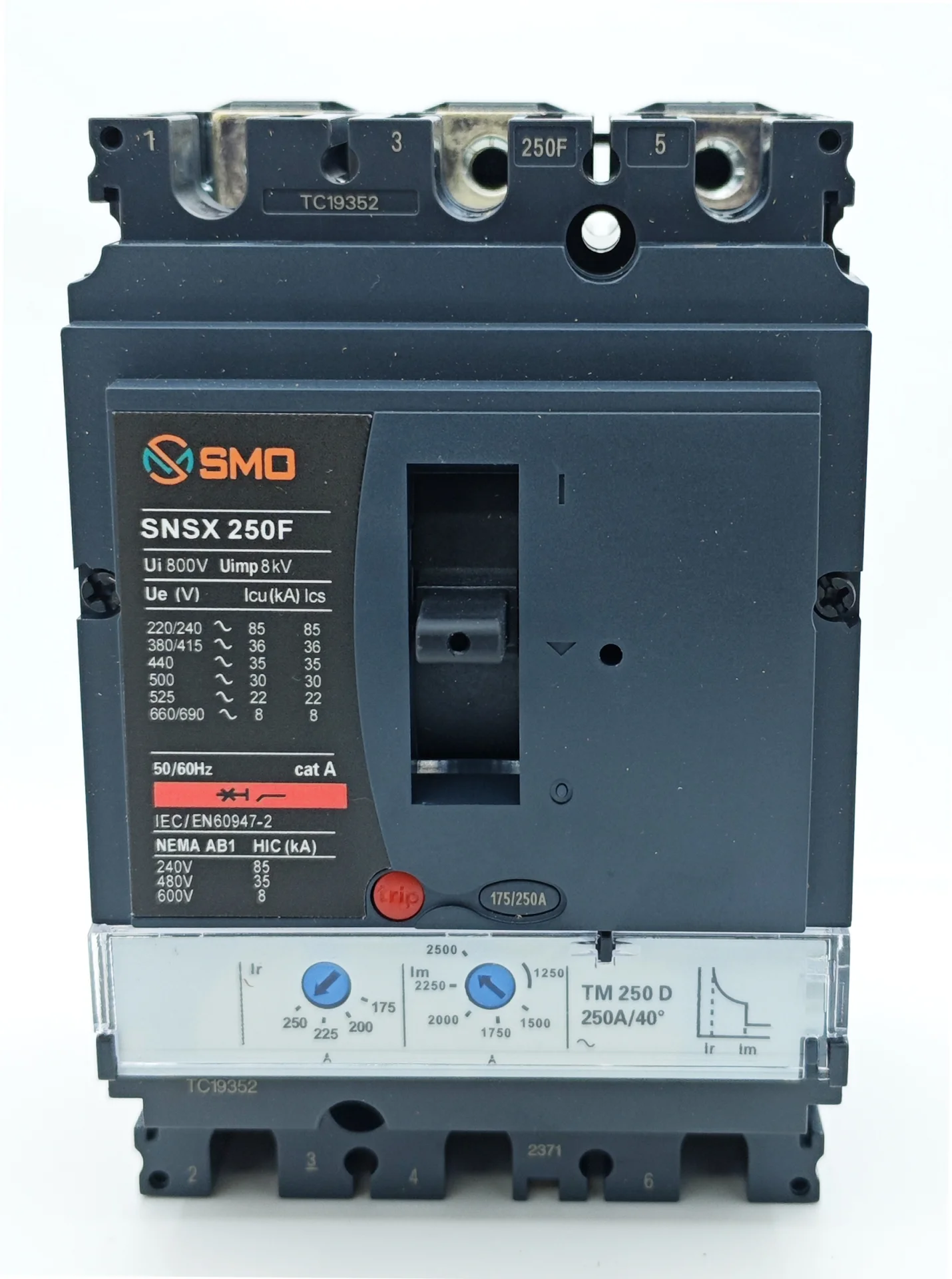 SNSX 3P250F 100A 250A Molded Case Circuit Breaker (1)