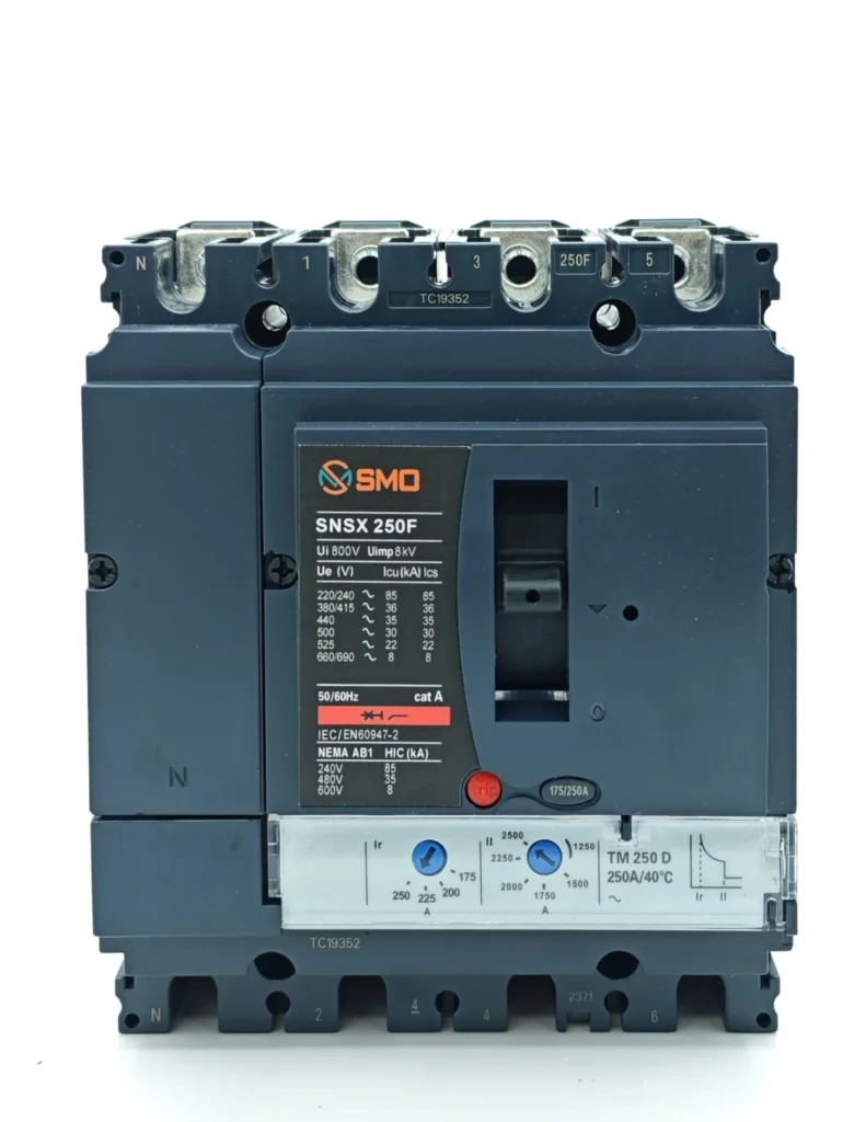 SNSX 4P250F 100A 250A Molded Case Circuit Breaker (1)