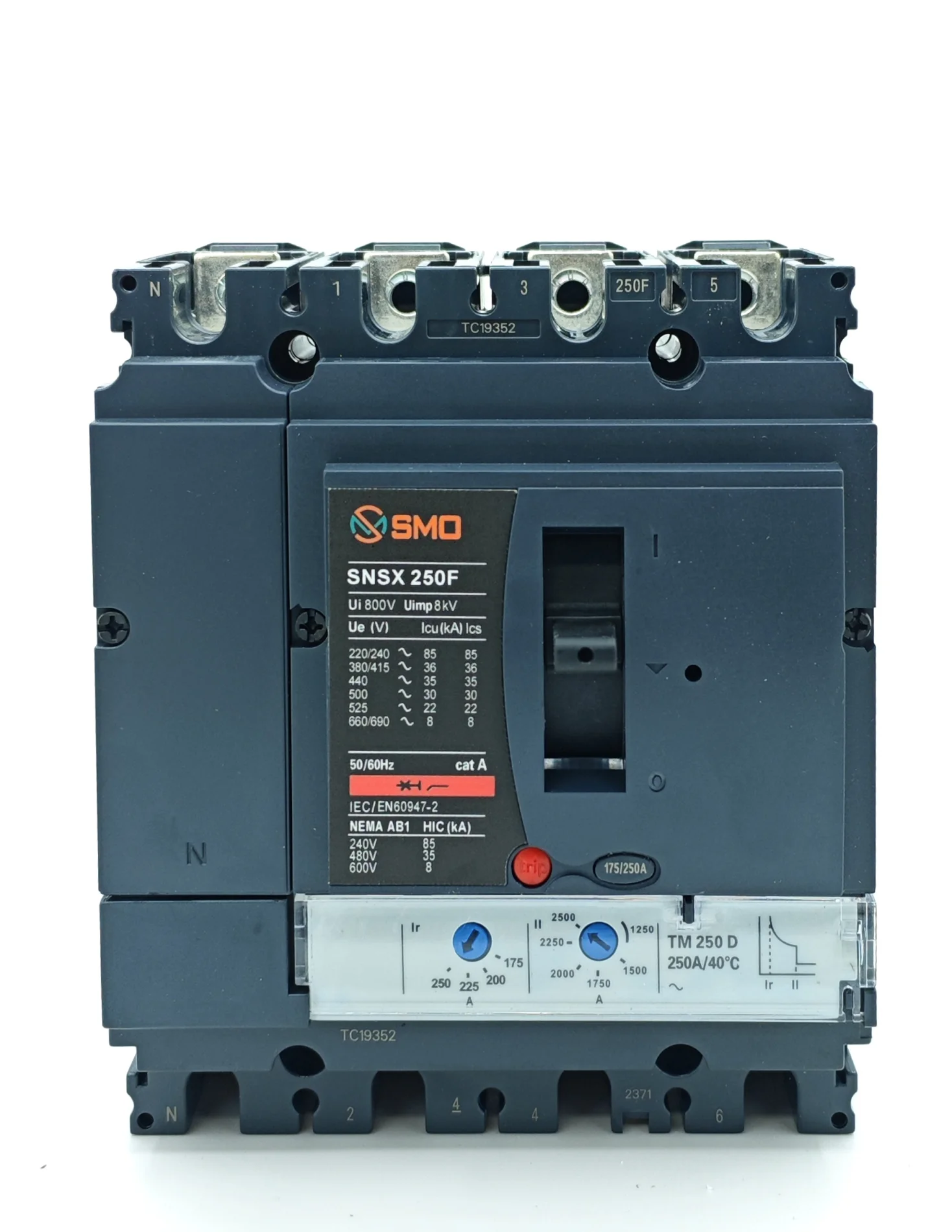 SNSX 4P250F 100A 250A Molded Case Circuit Breaker (1)