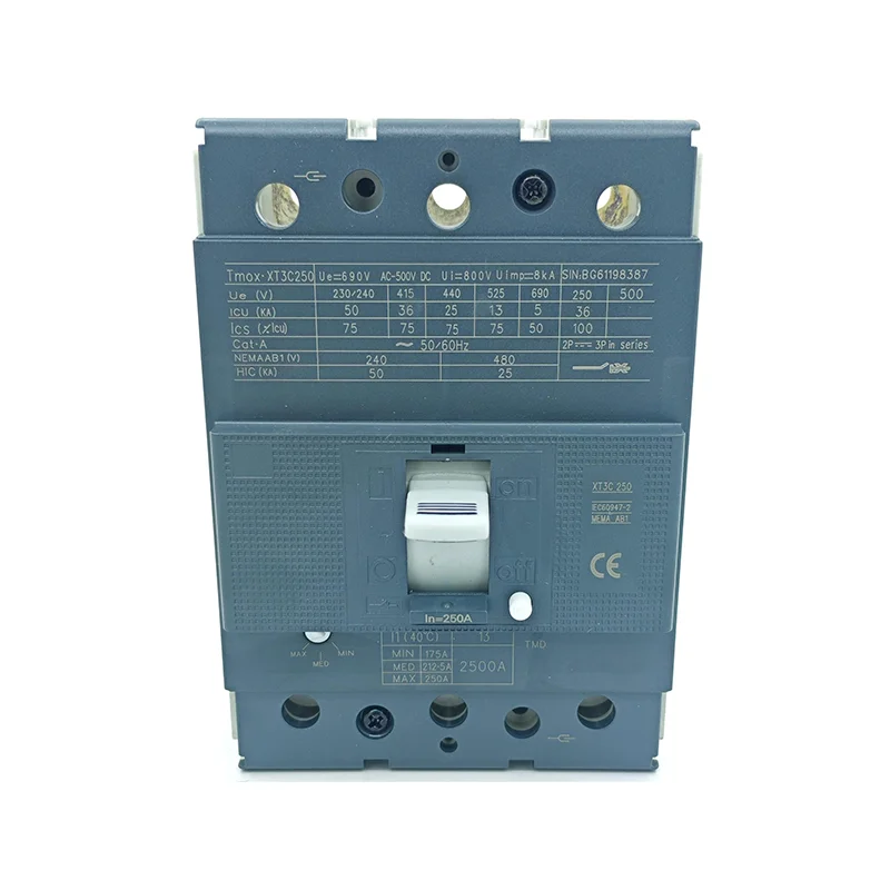 SXT 1N 3P250A Molded Case Circuit Breaker (1)