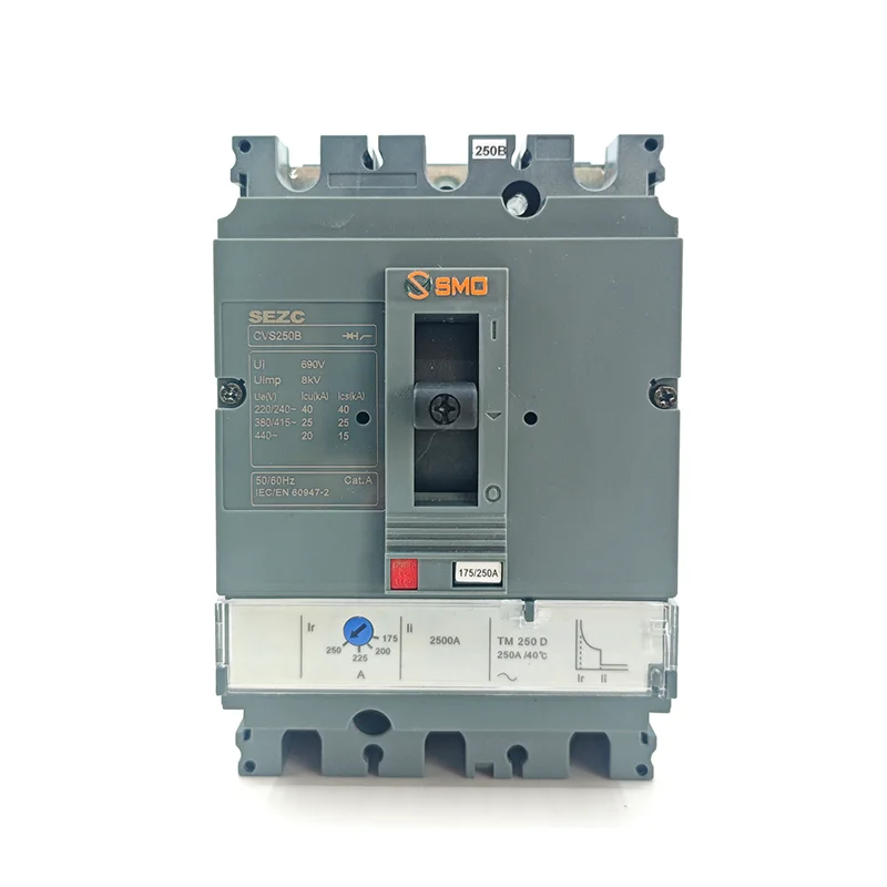 SCVS 3P250B 100A 250A Molded Case Circuit Breaker (1)