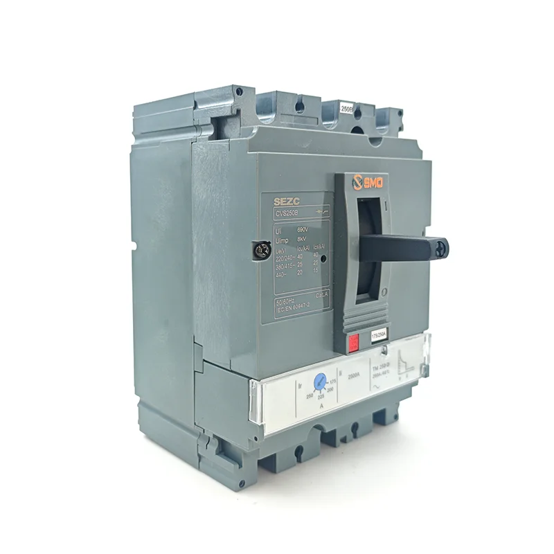 SCVS 3P250B 100A 250A Molded Case Circuit Breaker (3)