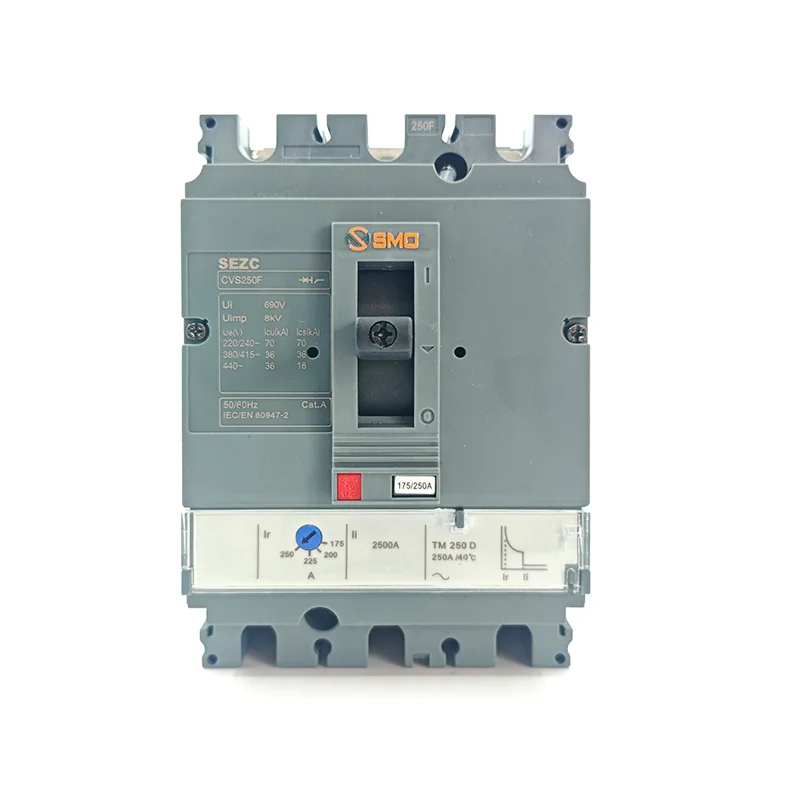 SCVS 3P250F 100A 250A Molded Case Circuit Breaker (1)