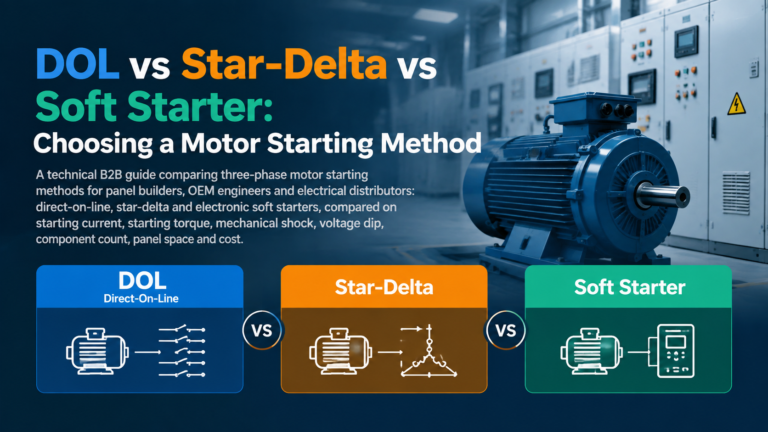 DOL vs Star-Delta vs Soft Starter: Choosing a Motor Starting Method