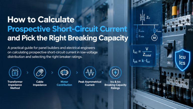 How to Calculate Prospective Short-Circuit Current and Pick the Right Breaking Capacity