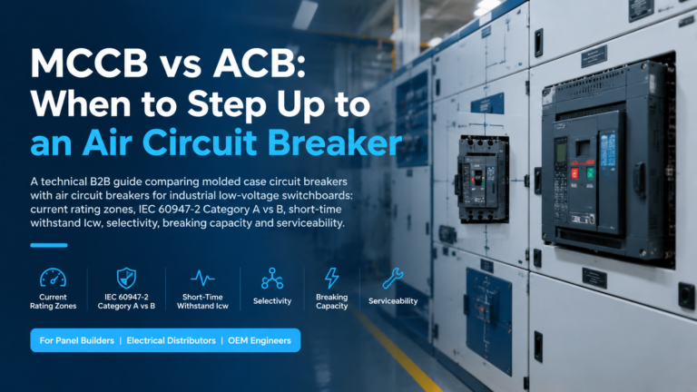 MCCB vs ACB: When to Step Up to an Air Circuit Breaker