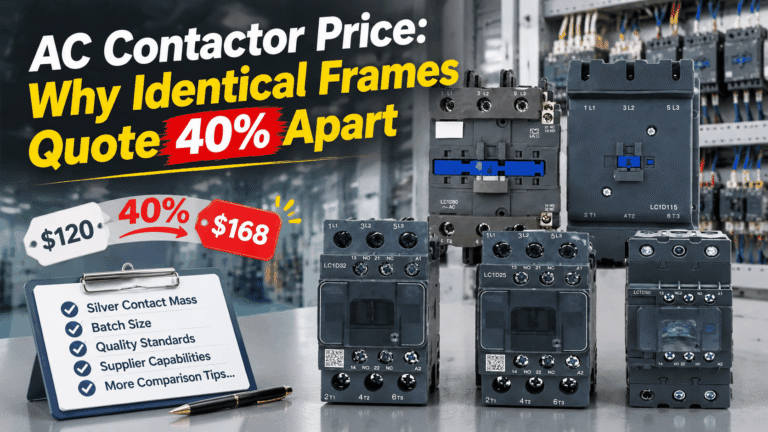 AC Contactor Price: Why Identical Frames Quote 40% Apart