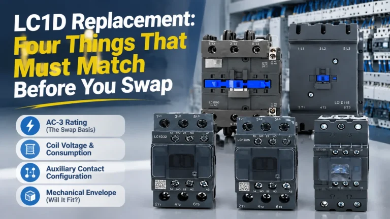 LC1D Replacement: Four Things That Must Match Before You Swap
